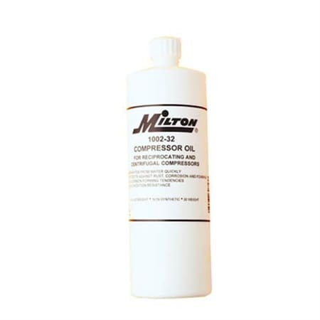 Milton Industries Compressor Oil, 32Oz.Each s-305TKIT